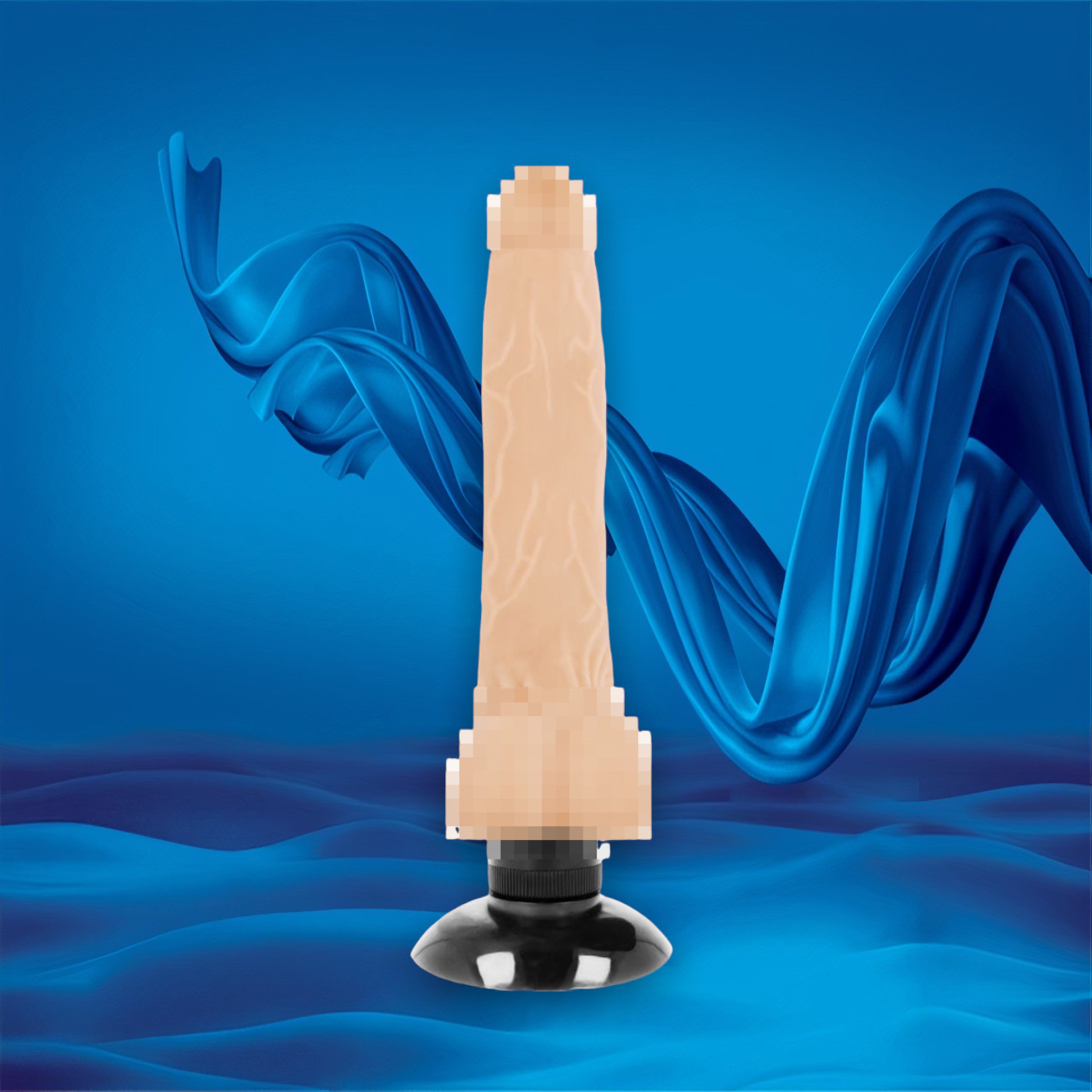 Вибратор с пультом DreamLove BaseCock, 21 см, телесный D-223008 - DreamLove - Реалистичные вибраторы - Купить