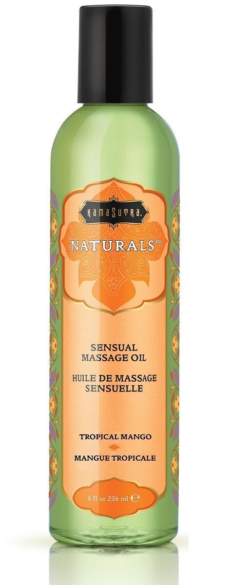 Массажное масло KamaSutra Naturals Тропическое манго, 236 мл  KS10193 - Kama Sutra  - Масла для массажа - Купить