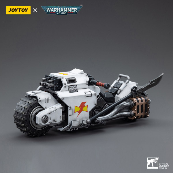 Подвижная фигурка JOYTOY Warhammer 40K White Scars Raider pattern