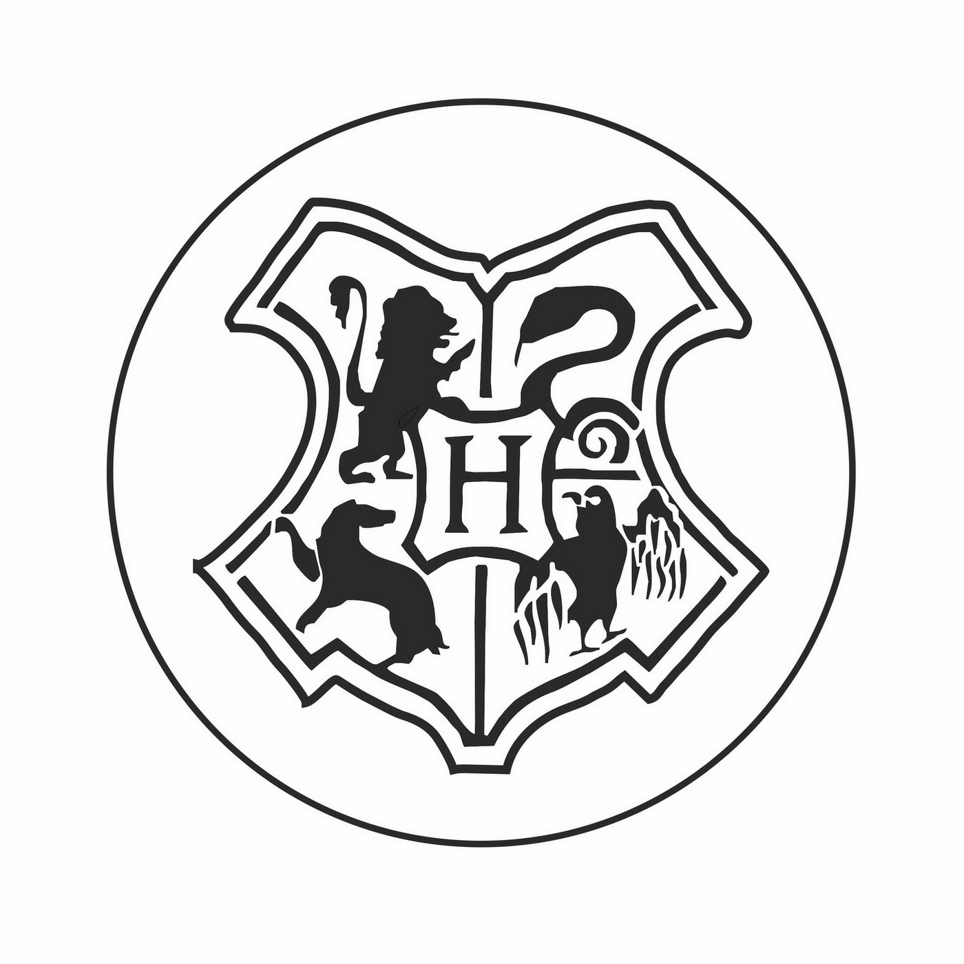 Сургучная печать Хогвартс / Hogwarts