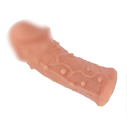 Насадка Kokos Nude Sleeve 006 M с подхватом мошонки и открытой головкой, телесная NS.006-M - KOKOS - Удлиняющие/утолщающие насадки - Купить