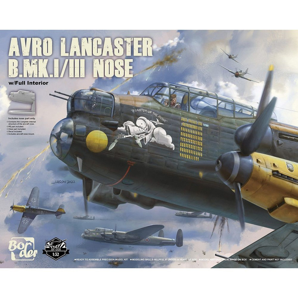 Сборная модель самолета Border Model AVRO LANCASTER B MK NOSE W