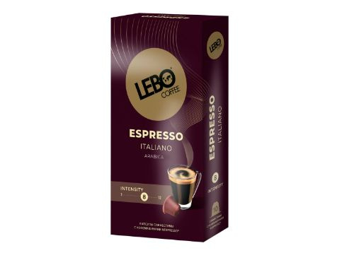 Кофе молотый в капсулах LEBO Espresso italiano натуральный жареный