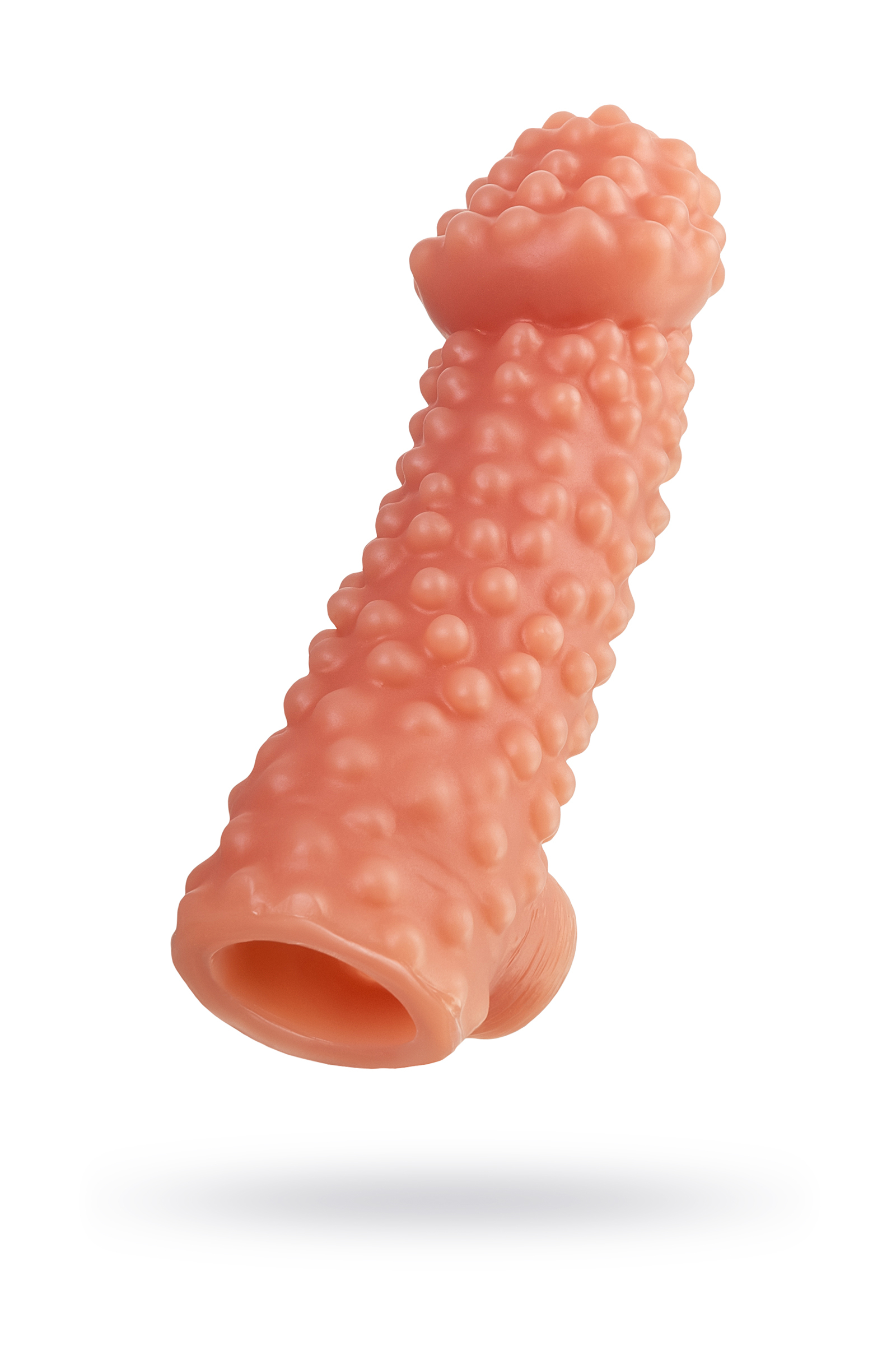 Насадка Kokos Cock Slave L с подхватом мошонки и с дополнительной стимуляцией, телесная УТ-00002556 - KOKOS - Удлиняющие/утолщающие насадки - Купить