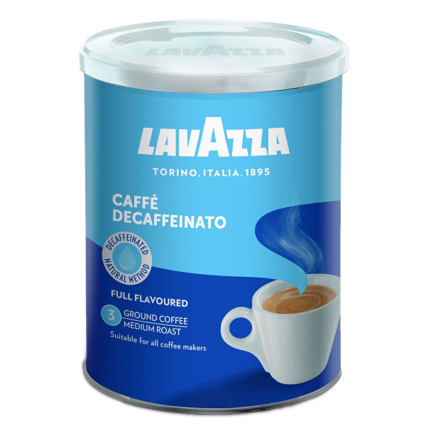 Кофе молотый Lavazza Decaffeinato Без кофеина ж б 250г купить с