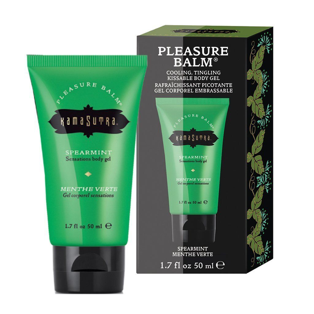 Охлаждающий бальзам для тела KamaSutra Pleasure Balm Sensations, клубника 50 мл  KS10078 - Kama Sutra  - Оральные смазки - Купить