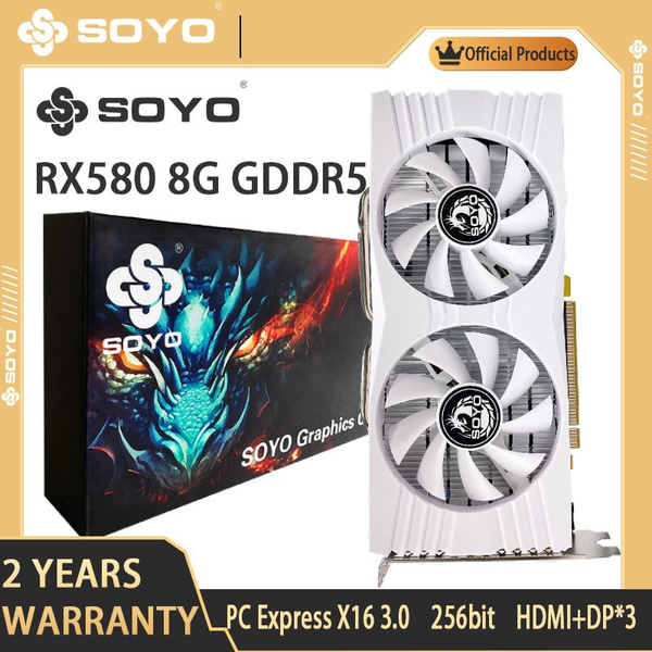 Видеокарта SOYO Radeon RX 580 8 ГБ DDR5 купить по низким ценам в