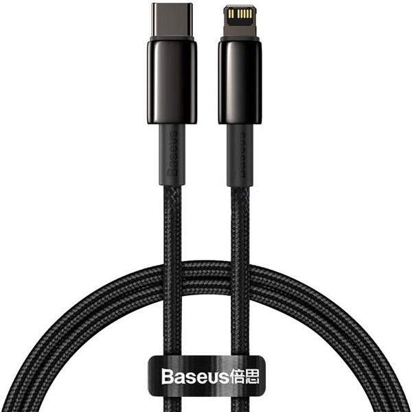 Кабель Baseus Tungsten Gold Fast Charging Data Cable Type C Lightning