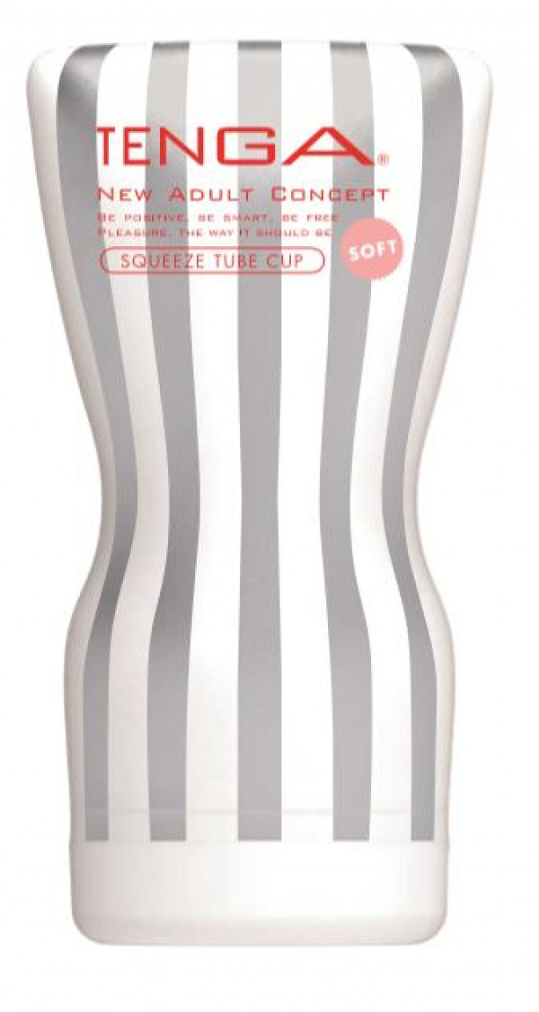 Мастурбатор Tenga Soft Case Cup Strong, белый TOC-202H - Tenga - Не анатомические мастурбаторы - Купить