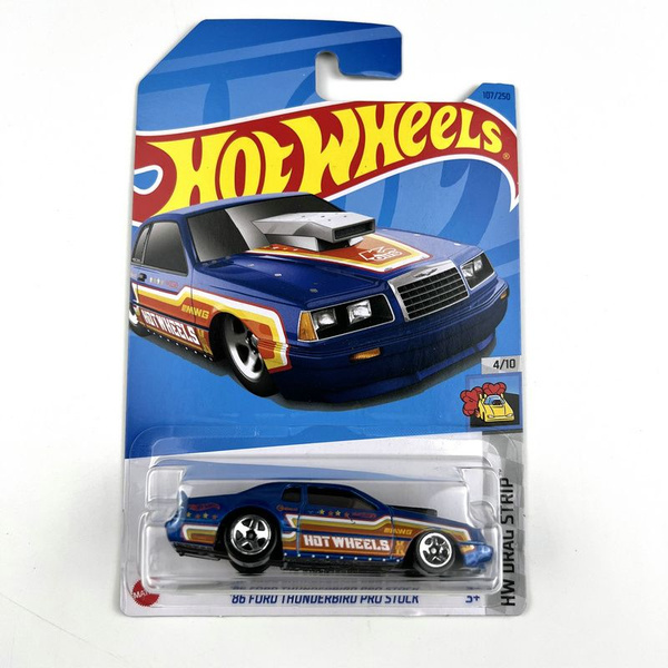 Машинка Mattel коллекционная 2023 86 FORD THUNDERBIRD PRO STOCK