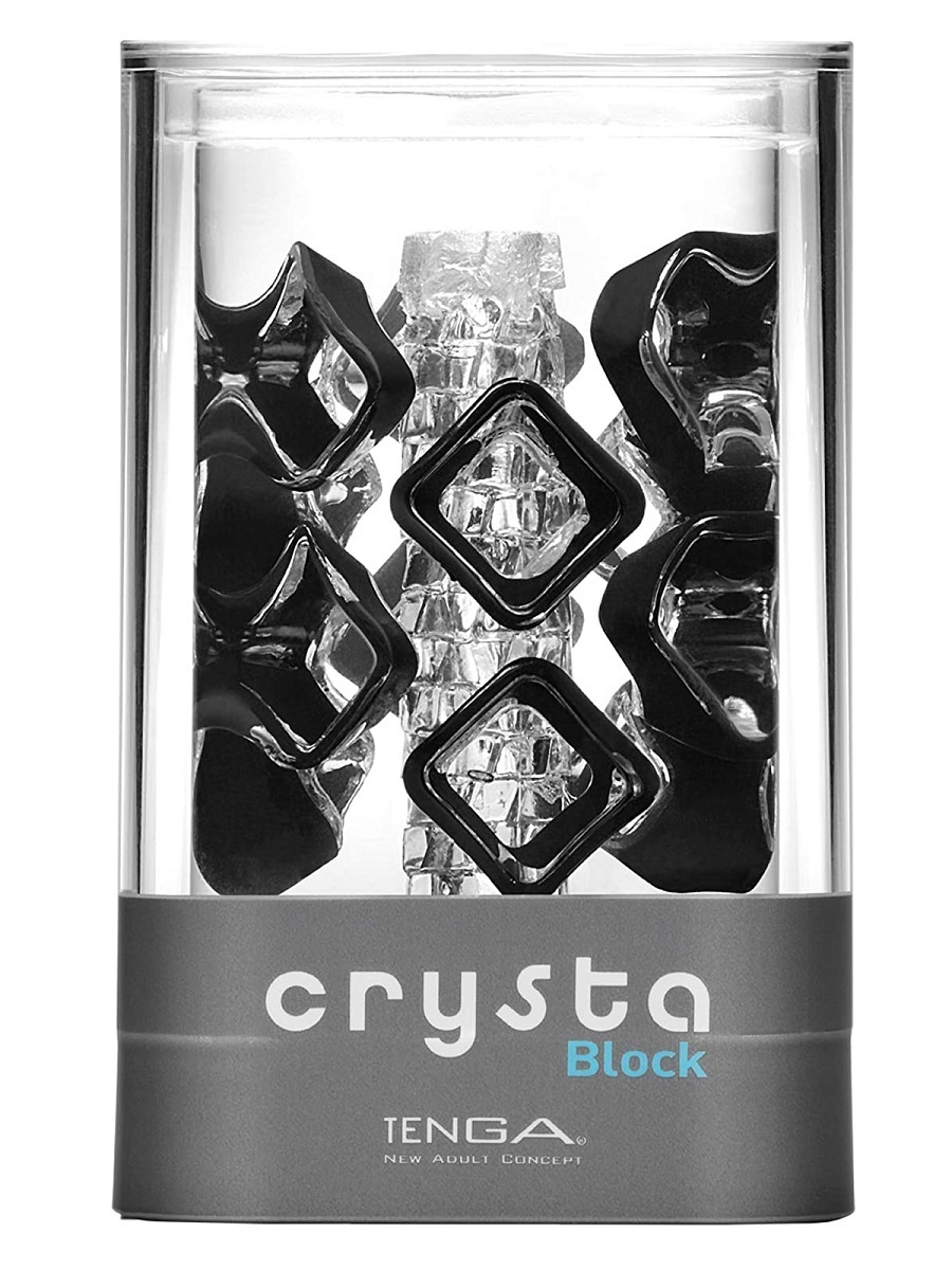 Мастурбатор Crysta Block купить со скидкой в секс шопе  Вагины и мастурбаторы  Мастурбаторы TENGA