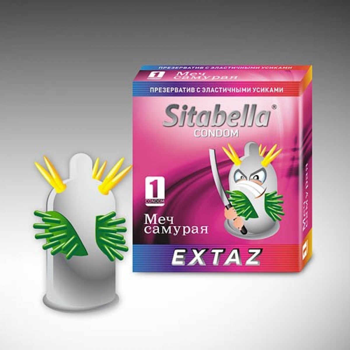 Черная эффектная Маска Зайка с меховыми розовыми вставками SITABELLA 3186-14 - Sitabella - Открытые, с прорезями для глаз - Купить