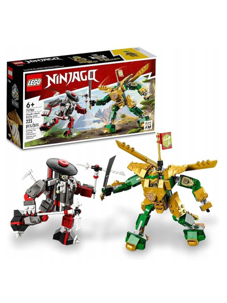 71781 Конструктор LEGO Ninjago Lloyds Mech Battle EVO Битва с роботом