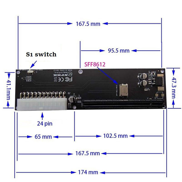 Oculink Sff Sff Pci E X M M Key