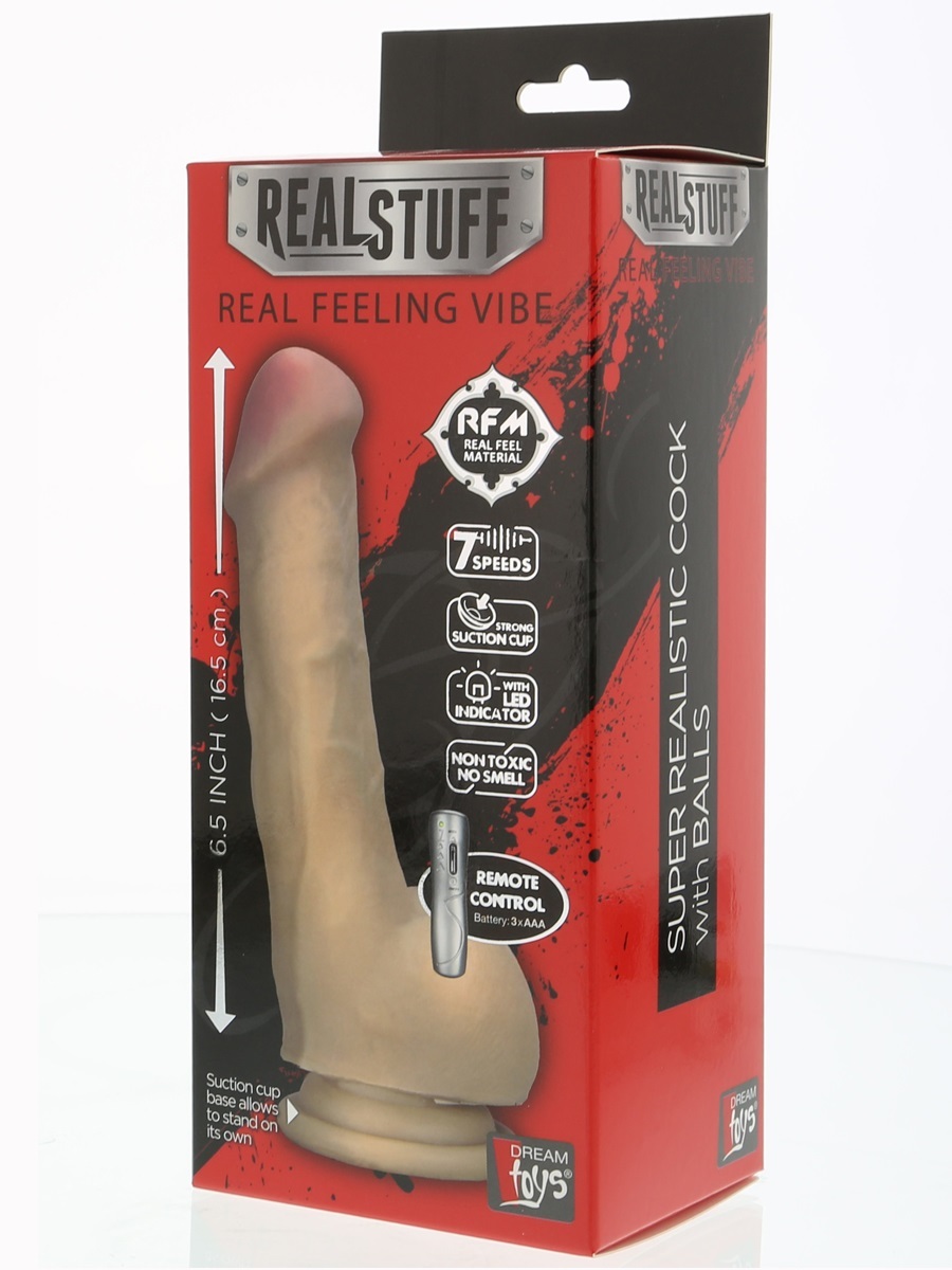 Вибратор REALSTUFF VIBRATOR III купить со скидкой в секс шопе  Вибраторы  Реалистичные
