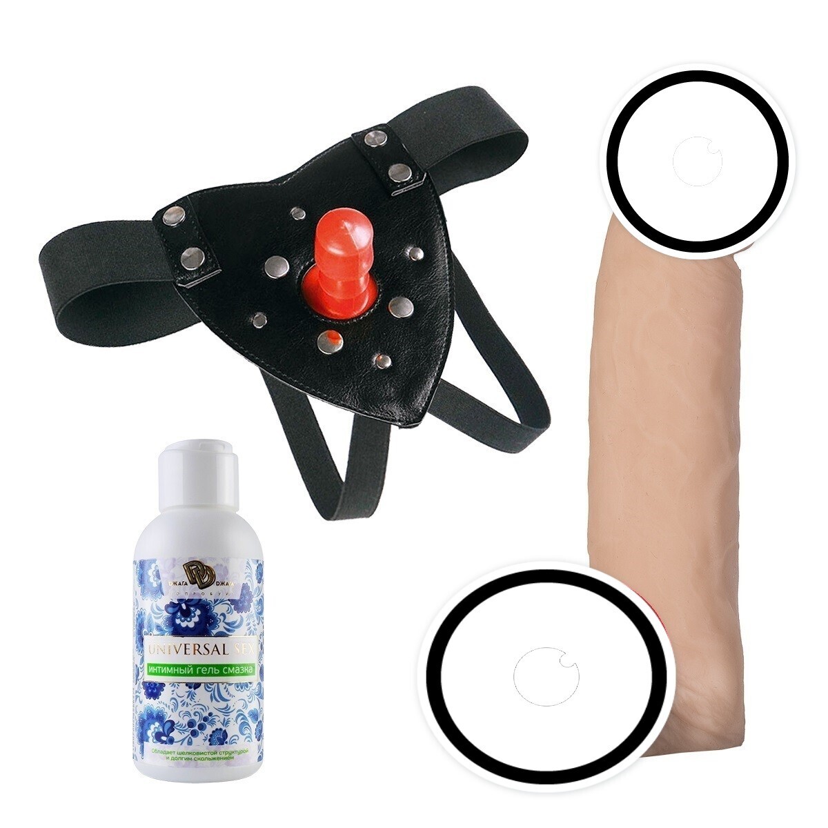 Комплект HARNESS трусики с насадкой №74 купить со скидкой в секс шопе  Страпоны  Трусики с насадками