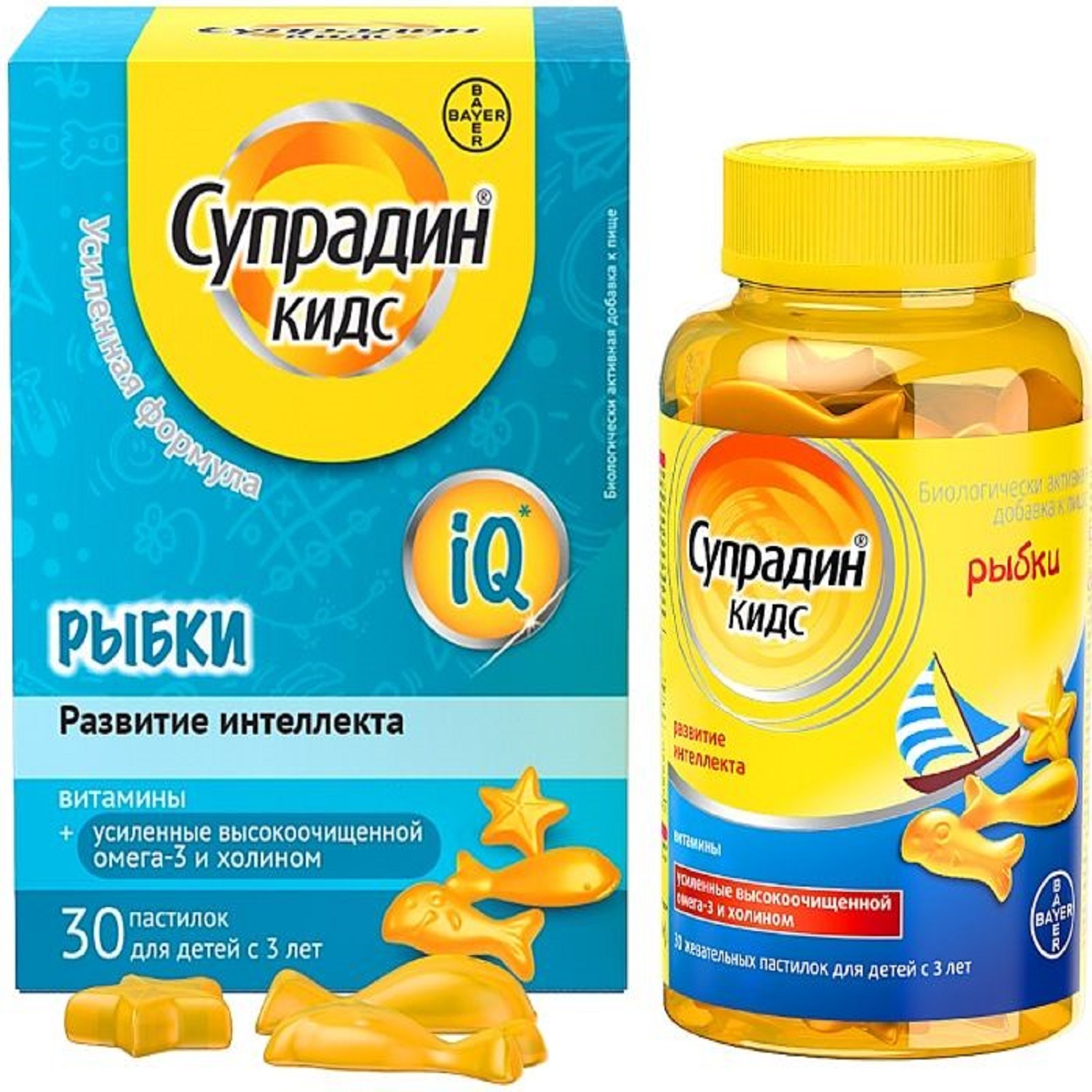 Супрадин Кидс Рыбки 60 Шт Купить