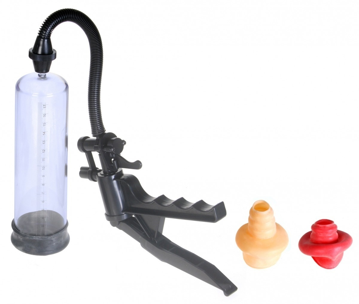 Вакуумная помпа Discovery Researcher купить со скидкой в секс шопе  Вакуумные помпы  Мужские помпы