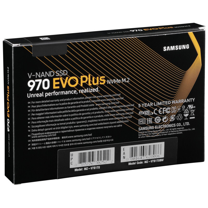 Samsung 970 Evo Plus Mz V7s1t0bw 1тб