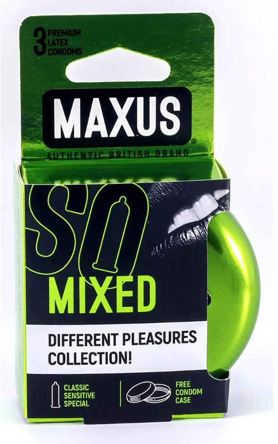 Набор презервативов Maxus Air Mixed, 3 шт 0901-011 - MAXUS - Классические презервативы - Купить