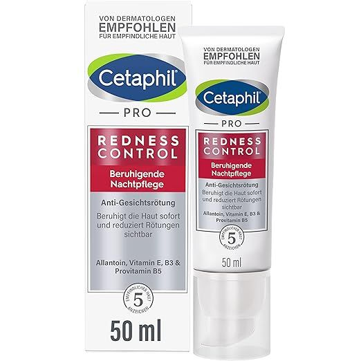 Cetaphil PRO Redness Control успокаивающий ночной крем против