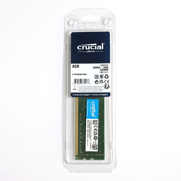 Модуль оперативной памяти Crucial CT102464BD160B8 ГБ CT102464BD160B