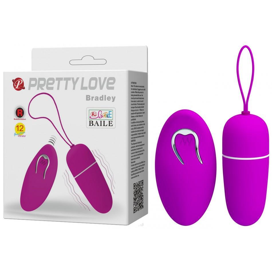 Анальный вибростимулятор-втулка Baile Pretty Love Magic Jingers на пульте ДУ  BI-014595W - Pretty Love - С вибрацией - Купить