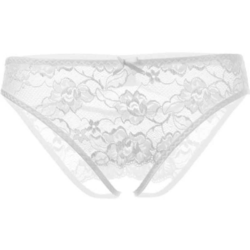Трусики с доступом Erolanta Alla, белые, 50-52 УТ-00004492 - Erolanta - Трусики с доступом - Купить