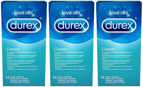 Презервативы Durex Classic, 3 шт 8103475 - Durex - Классические презервативы - Купить