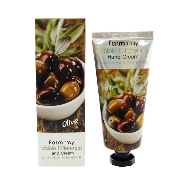 FarmStay Крем для рук с экстрактом оливы Visible Difference Hand Cream