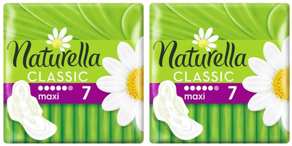 Naturella Прокладки гигиенические с крылышками Classic Maxi Ромашка 7