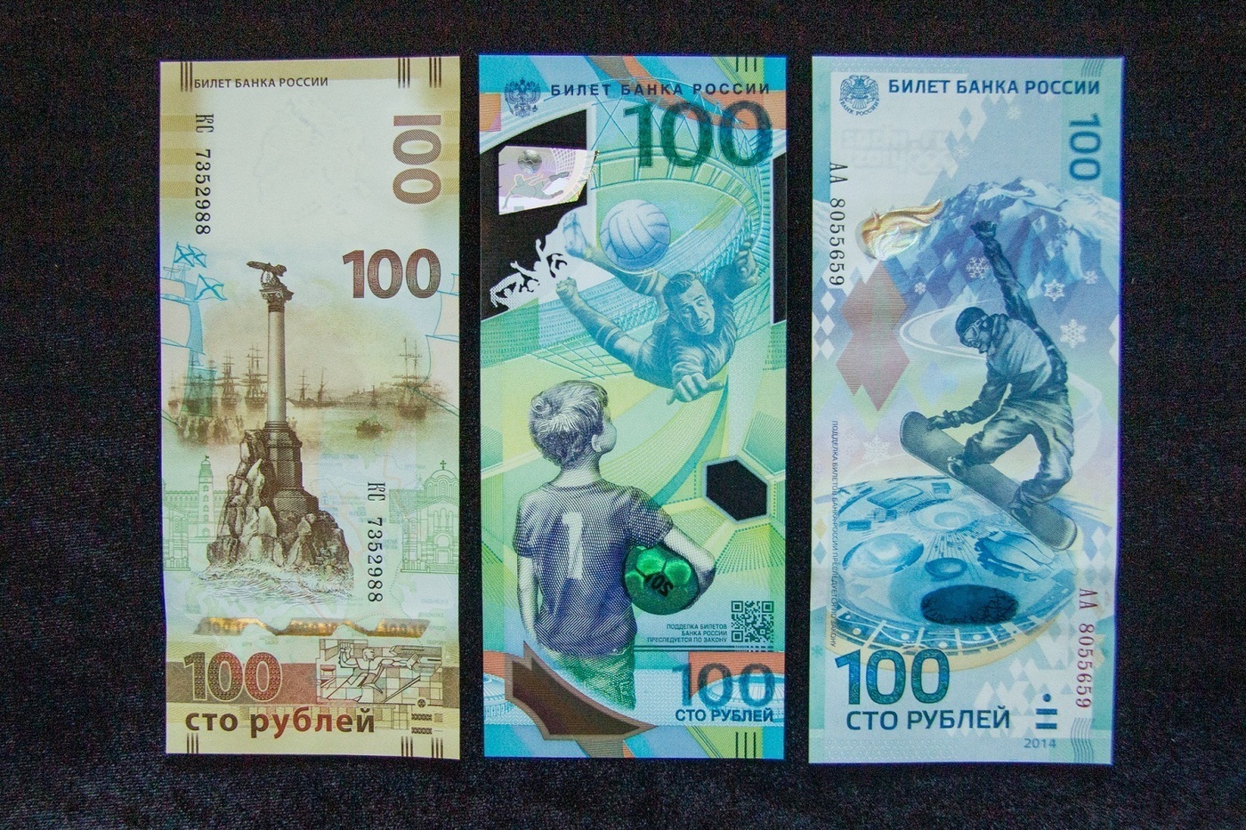 100 Рублевая купюра Крым