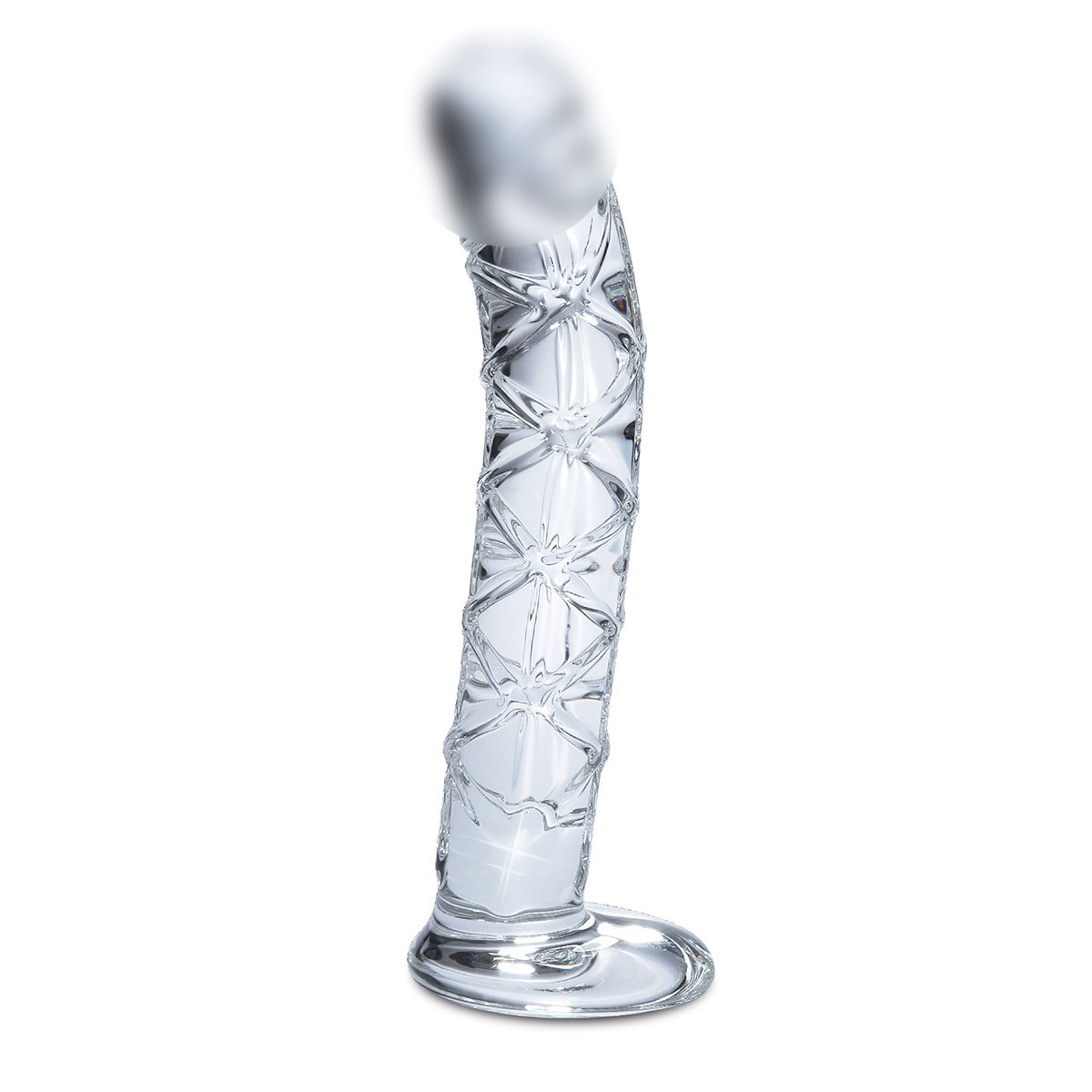Стеклянный стимулятор Pipedream Icicles No. 55 Clear, розовый 2955-00 PD - PipeDream - Анальные стимуляторы - Купить