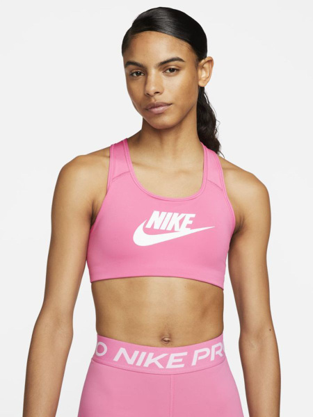 Топ бра Nike W Nk Df Swsh Cb Futura Gx Bra купить с доставкой по