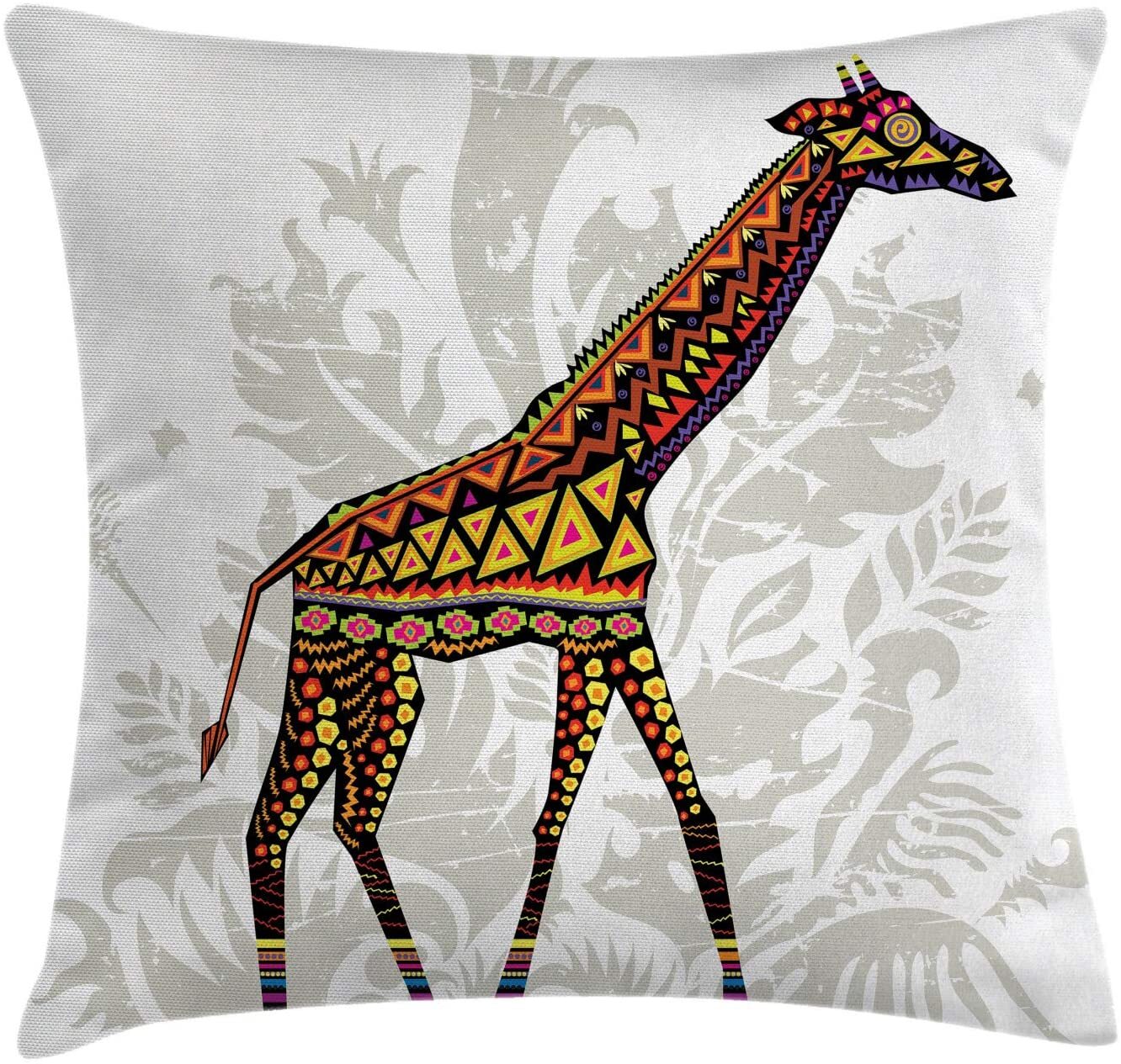 Жираф в африканском стиле