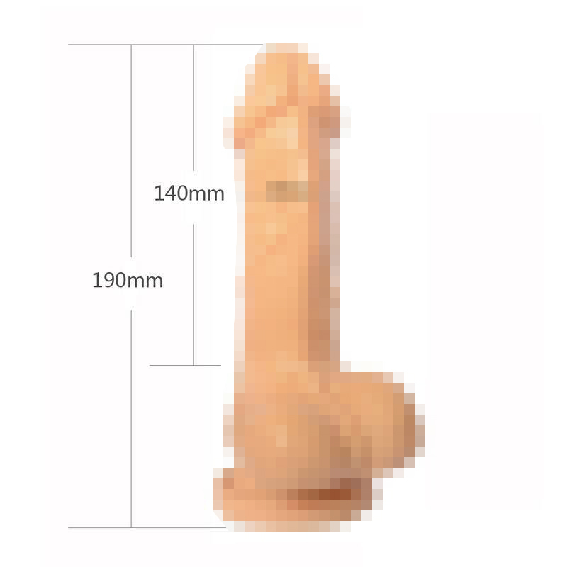 Реалистичный вибратор с пультом Aphrodisia Realistic Cock, 17,8 см, телесный 84007-fleshHW - Aphrodisia - Реалистичные вибраторы - Купить