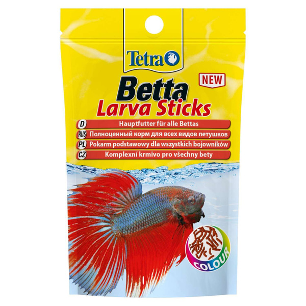 Корм для рыб Tetra 5г Betta LarvaSticks для петушков и других