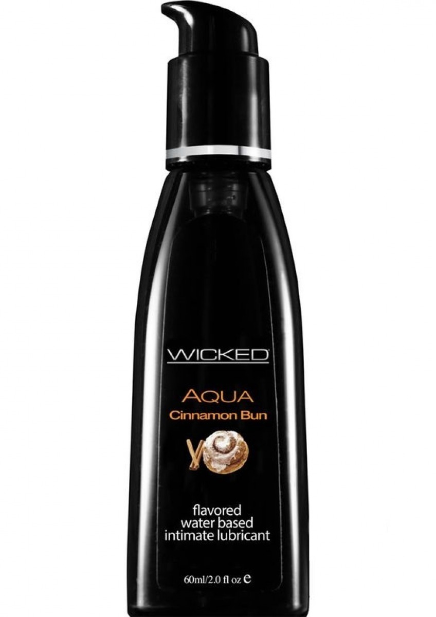 Лубрикант Wicked Aqua Черничный маффин на водной основе, 120 мл 90454 - Wicked - Оральные смазки - Купить