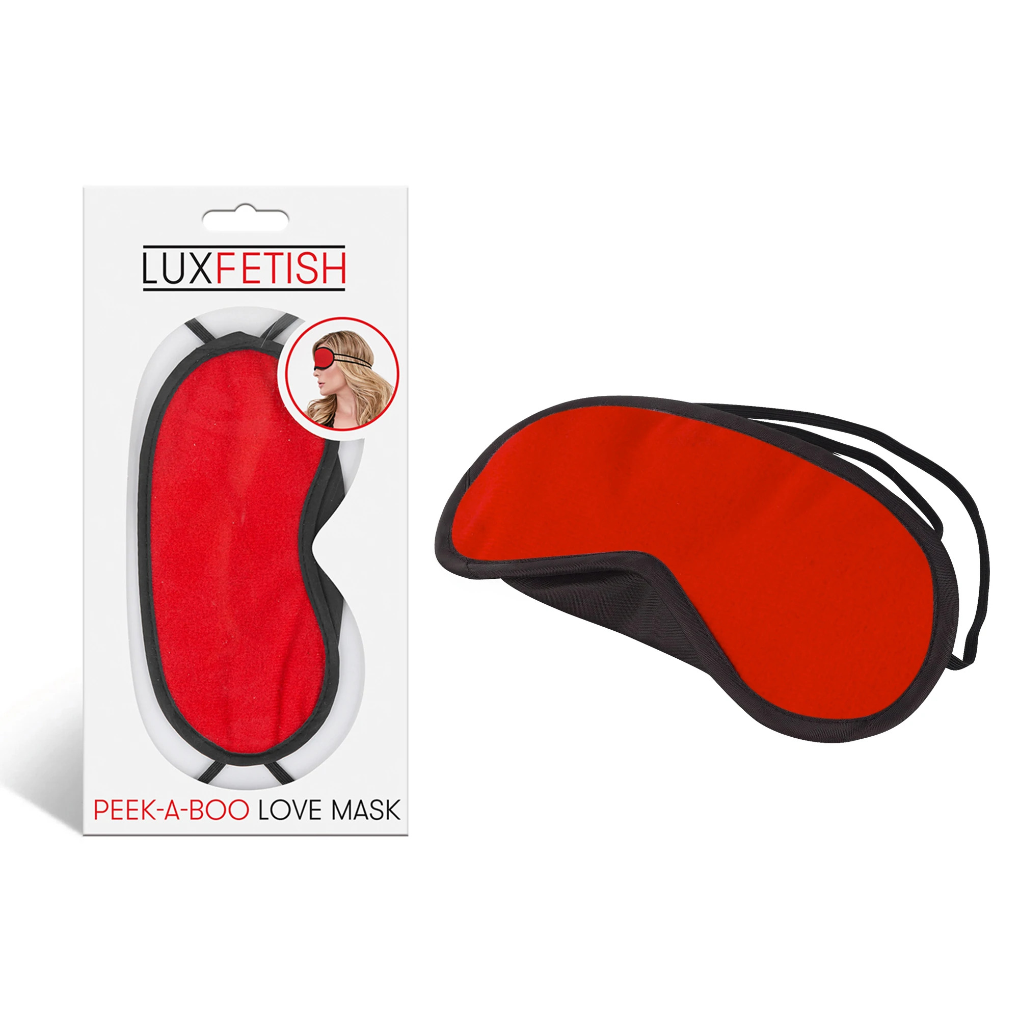 <b>Маска</b> на Глаза Peek-a-Boo Love <b>Mask</b>, <b>красная</b> LF6012 - Lux Fetish - <b>Маски</b> за...