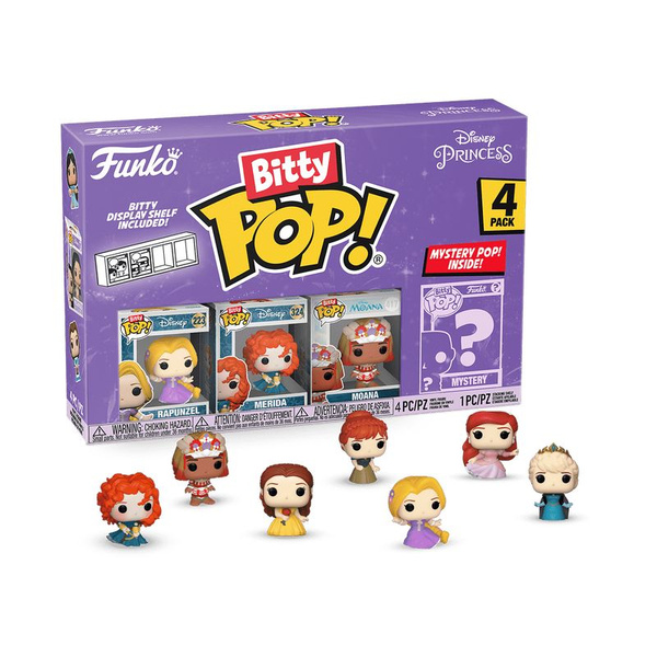 Funko Disney Princess Набор Bitty POP Набор фигурок Рапунцель