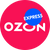 Ozon express. OZON экспресс. Озон экспресс лого. OZON Express картинка. OZON Express СТМ.