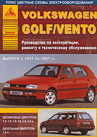 Volkswagen Golf III / Vento. Выпуск с 1991 по 1997 гг. Руководство по эксплуатации, ремонту и техническому обслуживанию