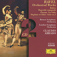 Клаудио Аббадо,Boston Symphony Orchestra,The London Symphony Orchestra Ravel: Orchestral Works. Claudio Abbado (2 CD) Клаудио Аббадо,Boston Symphony Orchestra,The London Symphony Orchestra Ravel: Orchestral Works. Claudio Abbado (2 CD)