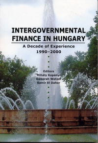 фото Intergovernmental Finances In Hungary: A Decade Of Experience 1990-2000 World bank publications