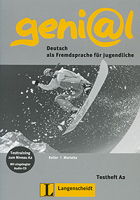 фото Geni@l: Deutsch als Fremdsprache fur Jugendliche: Testheft A2 (+ CD) Langenscheidt