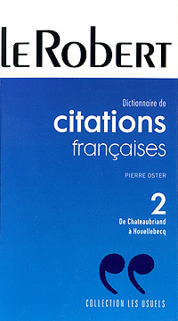 фото Dictionnaire de citations francaises Le robert