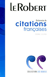 фото Dictionnaire de citations francaises Le robert