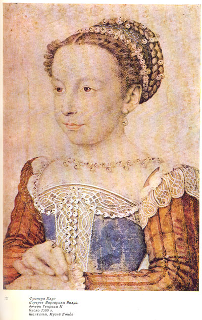 фото Французский карандашный портрет XVI века