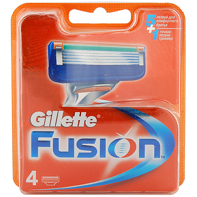 фото Сменные Кассеты Gillette Fusion5 Для Мужской Бритвы, 4 шт (GIL-75048930)