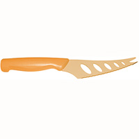 фото Нож для сыра "Atlantis", цвет: оранжевый, длина лезвия 13 см. 5Z-O